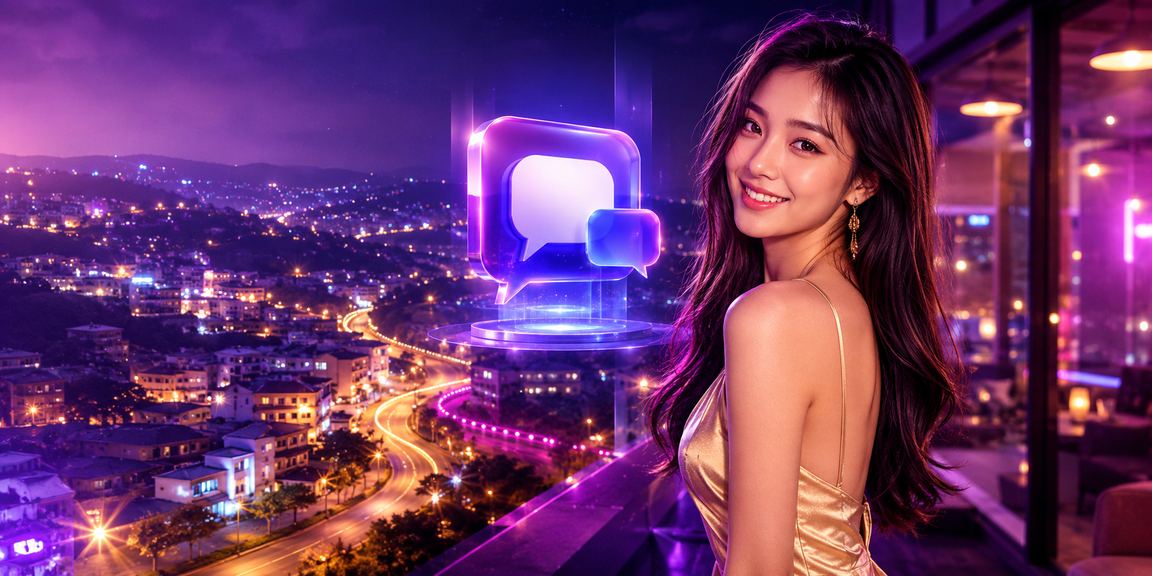 Người dùng tại Đà Lạt xem trang đăng ký gk1 trên nền neon đêm