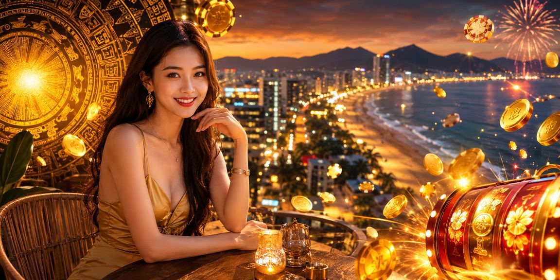 Người dùng Đà Nẵng xem trò slots và thông tin giải trí tại quán cà phê
