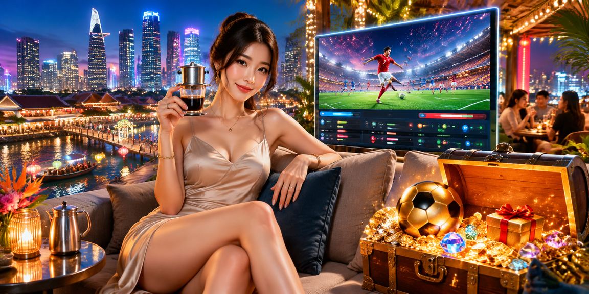 Không gian cà phê tại Hồ Chí Minh với nội dung casino và cá cược gk1